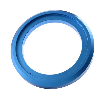 Componenti di alluminio composte di fresatura di CNC che anodizzano i servizi blu