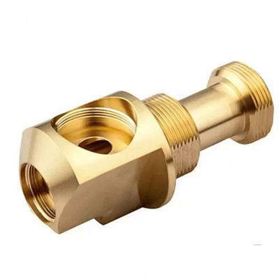 Lavorare d'ottone su ordinazione di giro di CNC di precisione d'ottone delle parti di CNC dell'hardware si indurisce
